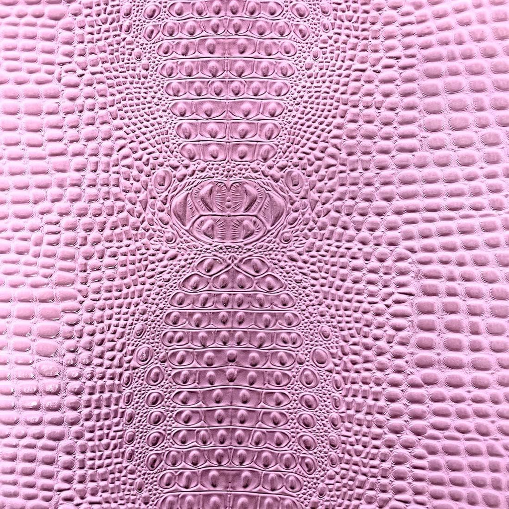 Light Pink Faux Gator Leather Fabric - 5-Star Vinyl