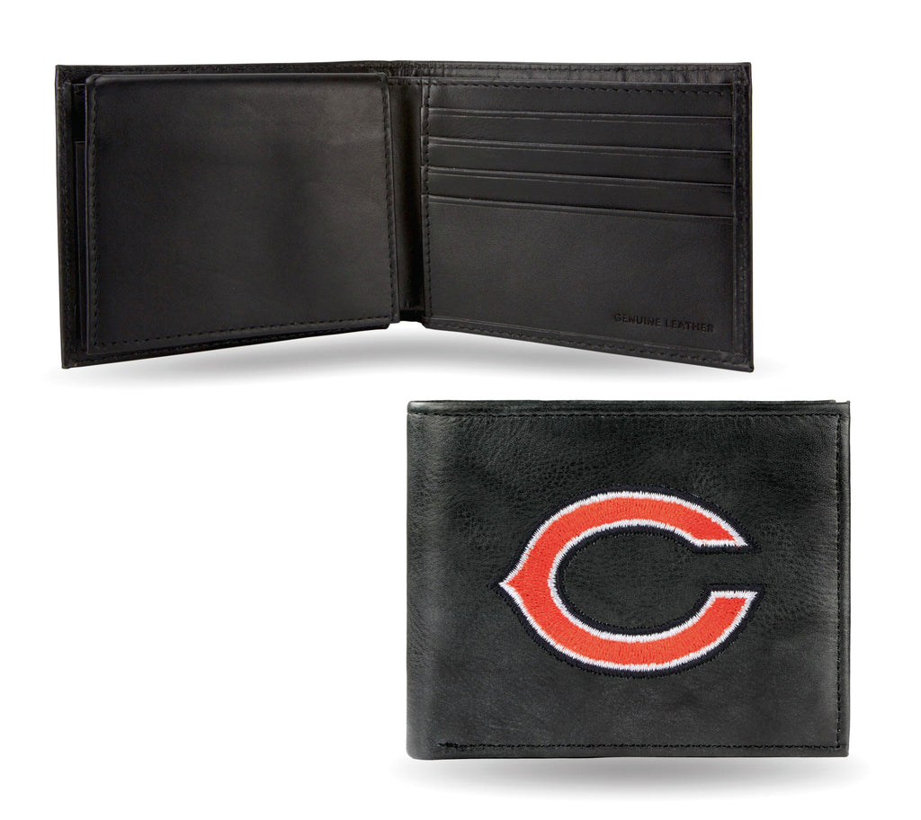 Chicago Bears Embroidered Bifold Wallet - NFL