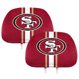 San Francisco 49ers Printed Headrest Covers - NFL