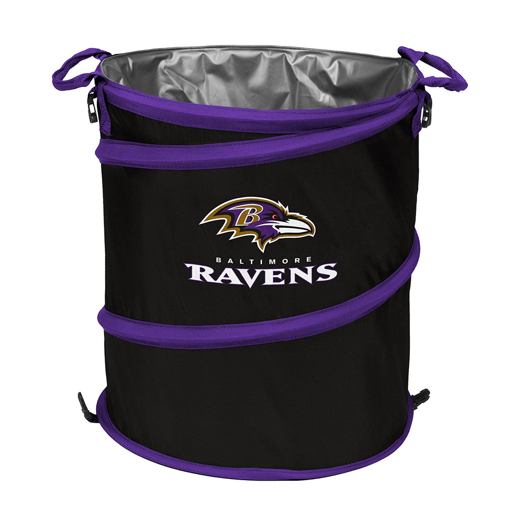 Baltimore Ravens 3-in-1 Collapsible Cooler, Trash Can or Laundry Hamper - NFL