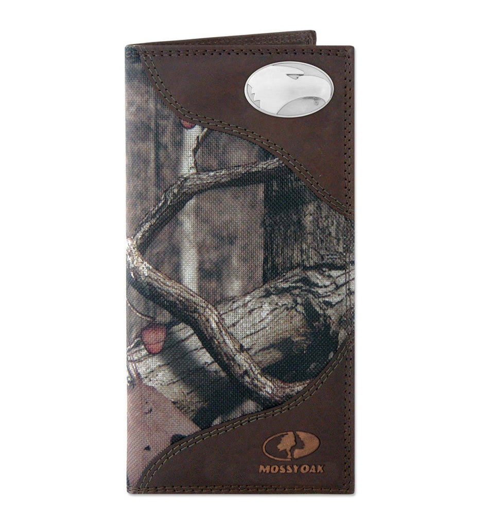Georgia Southern Eagles Mossy Oak Nylon and Leather Roper Concho Wallet - NCAA