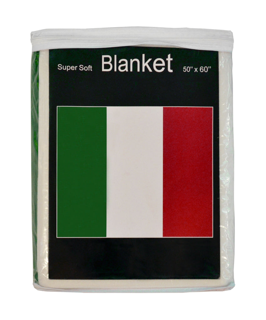 Italy Flag Fleece Blanket - 50