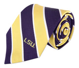 LSU Tigers Tie, Pocket Square & Cufflinks Box Set - NCAA
