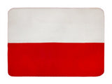 Poland Flag Fleece Blanket - 50