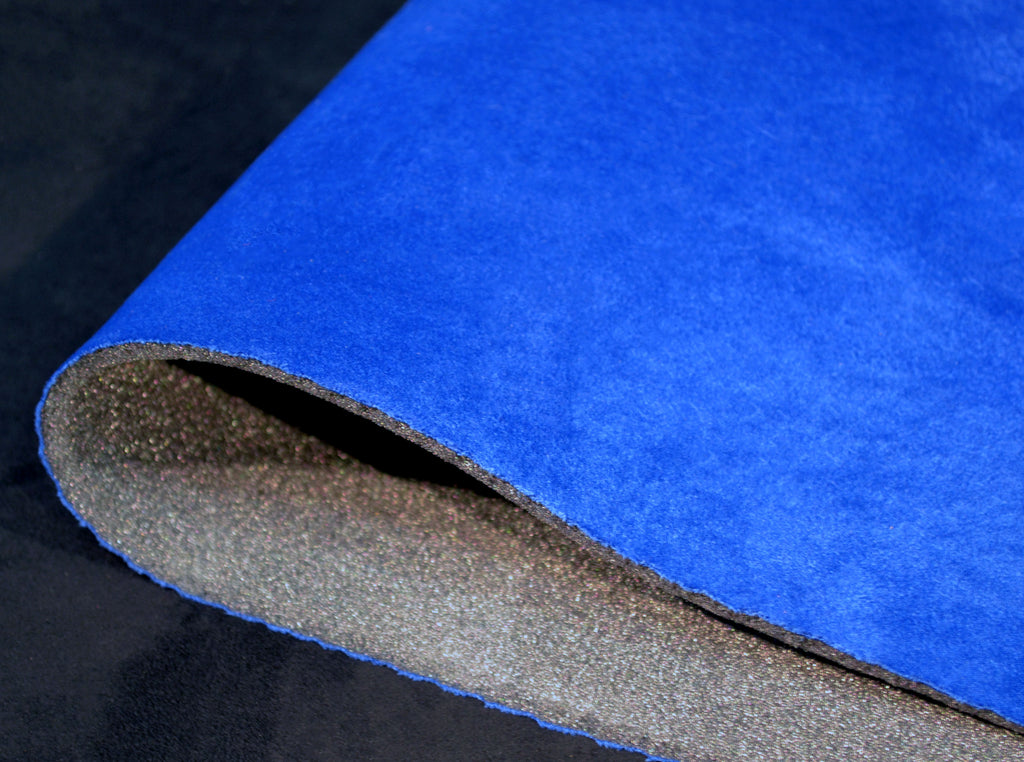 Royal Blue Microsuede Foam Backed Headliner Fabric - 5-Star Fabrics