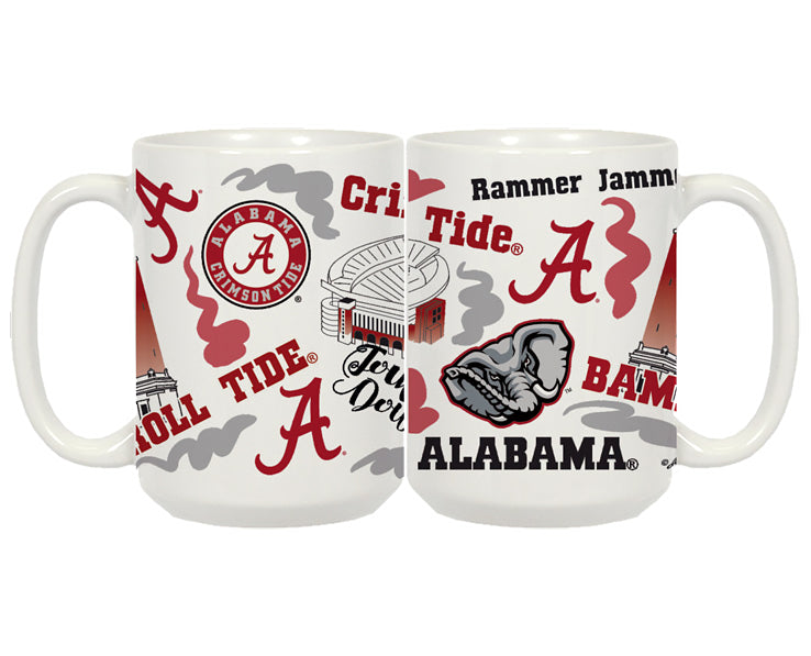 Alabama Crimson Tide Grande Ceramic Mug - NCAA