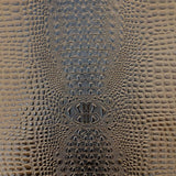Dark Chocolate Gator Leather Fabric - 5-Star Vinyl
