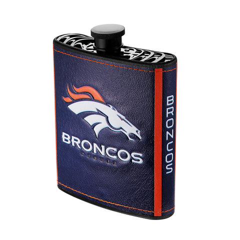 Denver Broncos 7oz Plastic Hip Flask - NFL