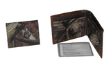 Georgia Southern Eagles Zep-Pro Mossy Oak Nylon and Leather Bifold Concho Wallet - NCAA