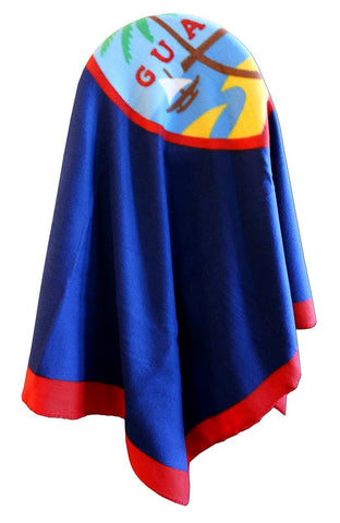Guam Flag Fleece Blanket - 50