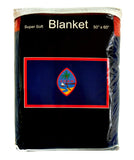Guam Flag Fleece Blanket - 50