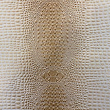 Light Beige Gator Leather Fabric - 5-Star Vinyl