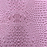 Light Pink Faux Gator Leather Fabric - 5-Star Vinyl