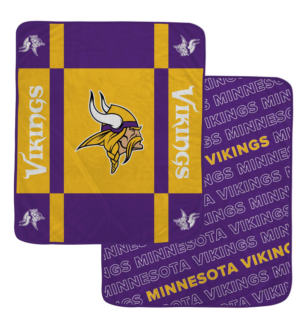 Minnesota Vikings Reversible Fleece Blanket - NFL