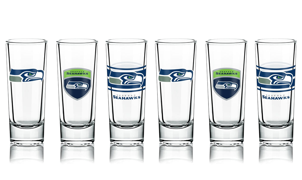 football helmet 2017 seahawks glass Seattle Seahawks Shot Glass Set
