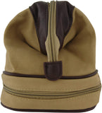 Georgia Bulldogs Zep-Pro Men's Khaki Canvas Toiletry Bag - NCAA