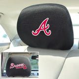 Atlanta Braves Embroidered Headrest Covers - MLB