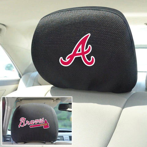 Atlanta Braves Embroidered Headrest Covers - MLB