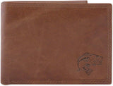 Zep-Pro Largemouth Bass Embossed Leather Bifold Wallet