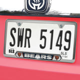 Chicago Bears Embossed Chrome License Plate Frame - NFL