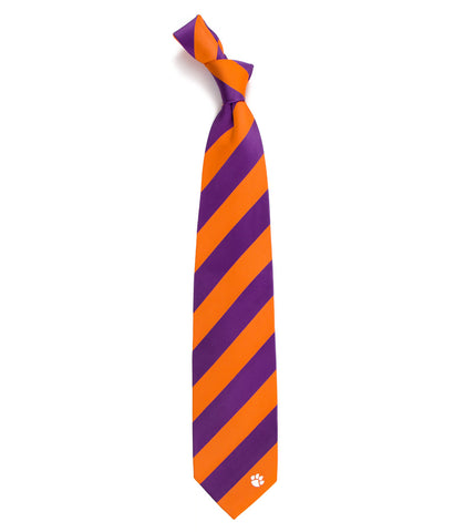 Clemson Tigers Regimental Stripe Necktie - NCAA