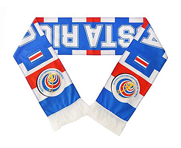 Costa Rica National Team Soccer Scarf – JAVI Sports