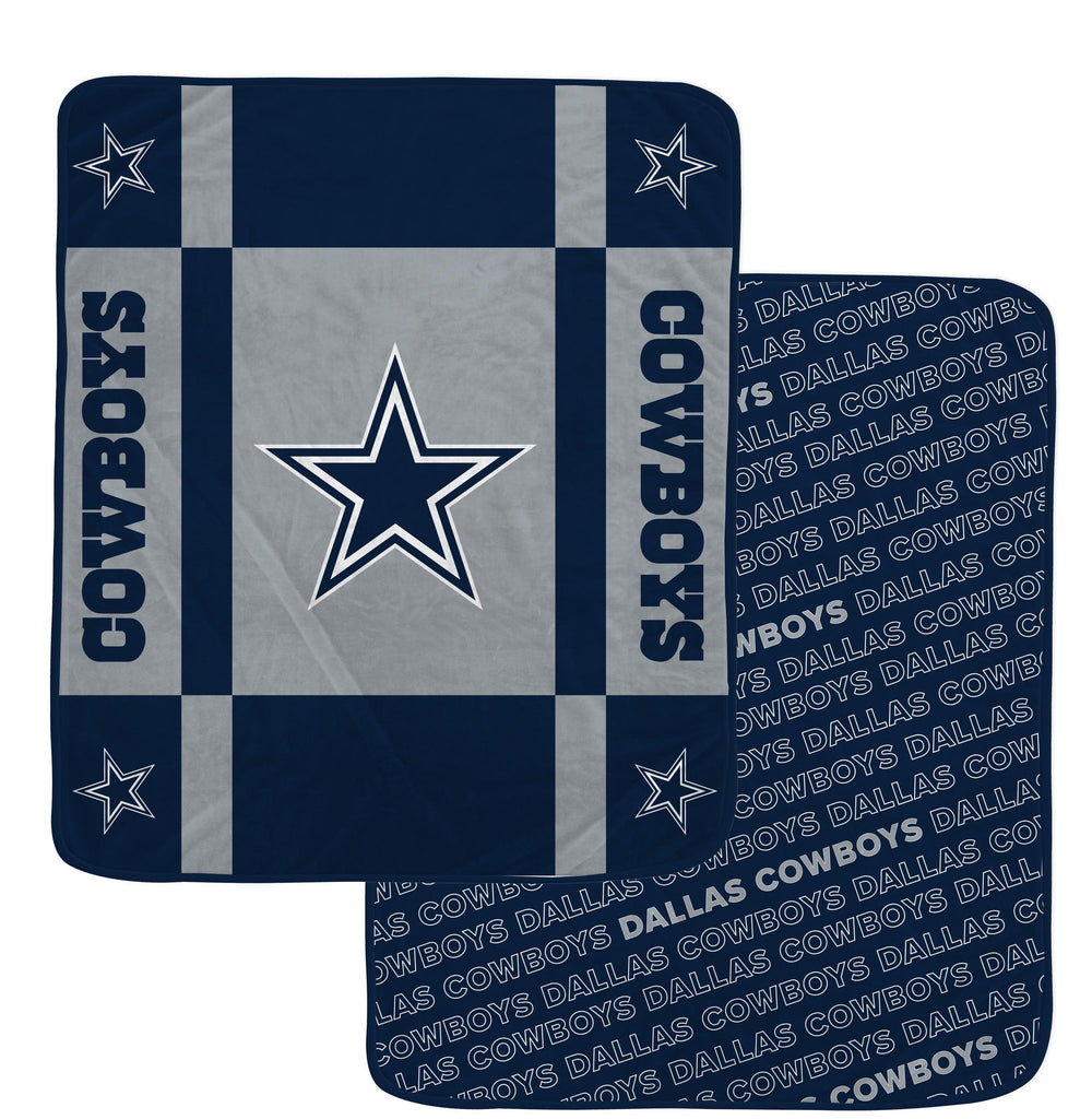 Dallas Cowboys Reversible Fleece Blanket - NFL