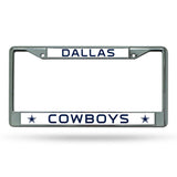 Dallas Cowboys Chrome License Plate Frame - NFL