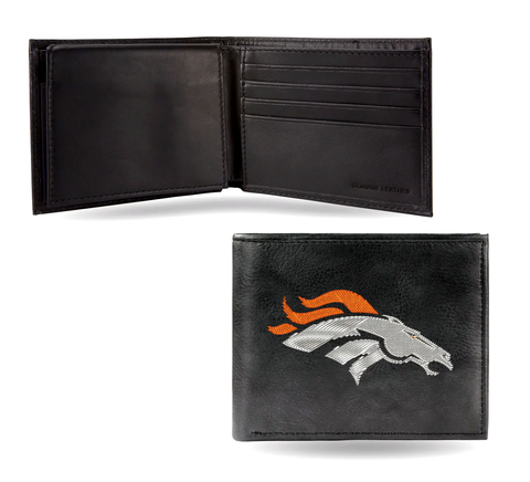 Denver Broncos Embroidered Bifold Wallet - NFL