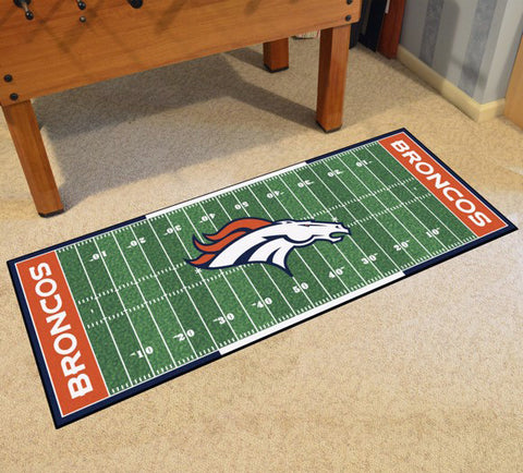 Denver Broncos Football Field Runner - NFL