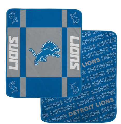 Detroit Lions Reversible Fleece Blanket - NFL
