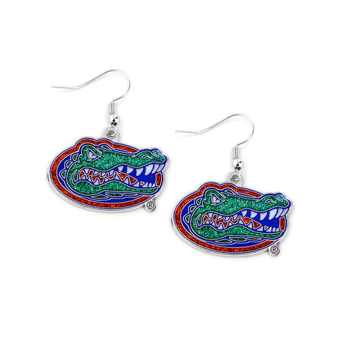 Florida Gators Glitter Logo Earrings - NCAA