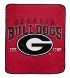 Georgia Bulldogs Ultra Soft Fleece Blanket - NCAA