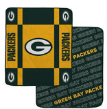 Green Bay Packers Reversible Fleece Blanket - NFL