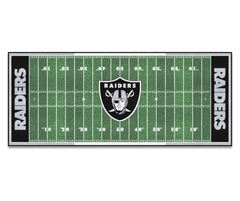 Las Vegas Raiders Football Field Runner - NFL