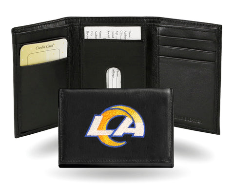 Los Angeles Rams Embroidered Trifold Wallet - NFL