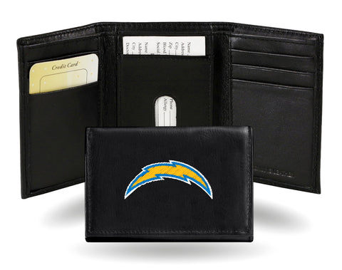 Los Angeles Chargers Embroidered Trifold Wallet - NFL