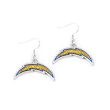 Los Angeles Chargers Glitter Logo Earrings - NFL