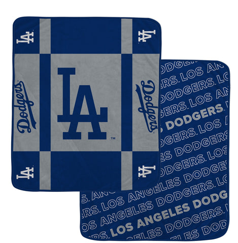 Los Angeles Dodgers Reversible Fleece Blanket - MLB