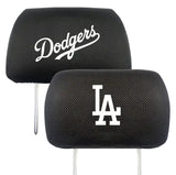Los Angeles Dodgers Embroidered Headrest Covers - MLB