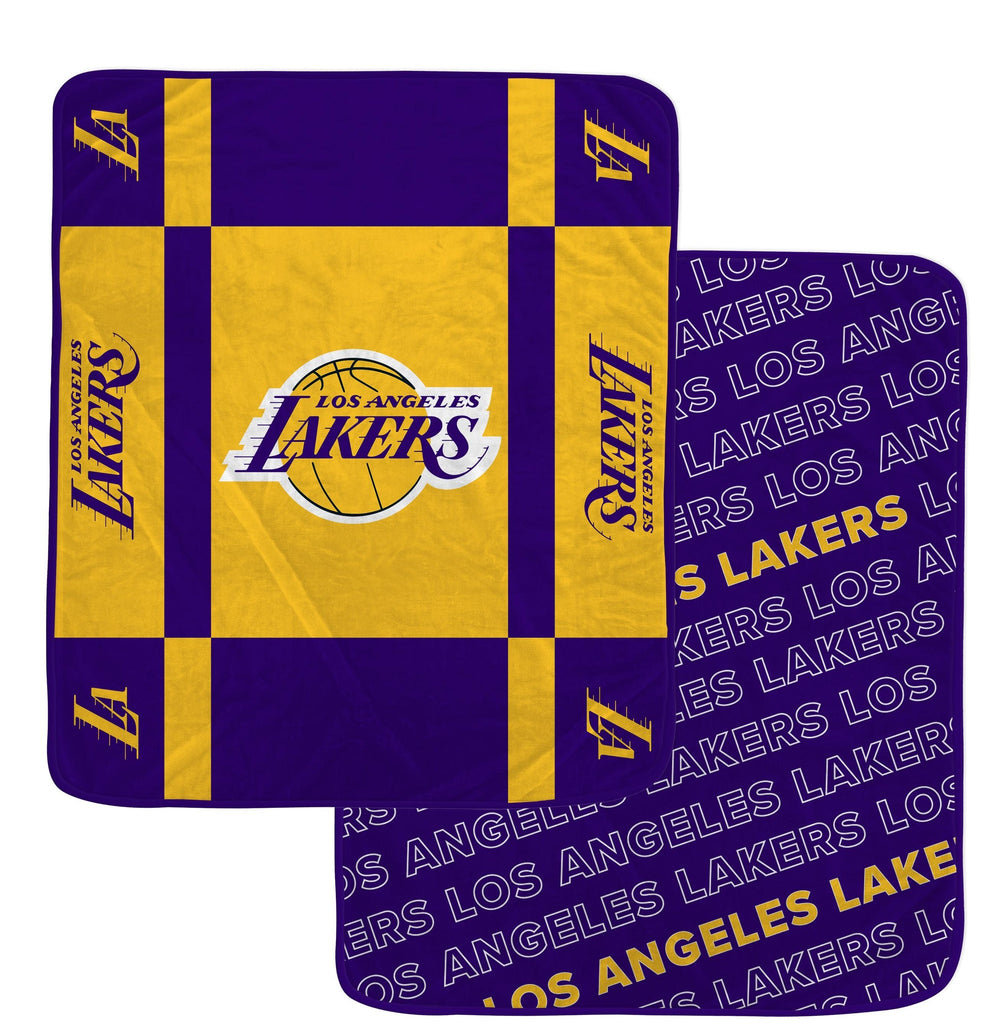Los Angeles Lakers Reversible Fleece Blanket - NBA