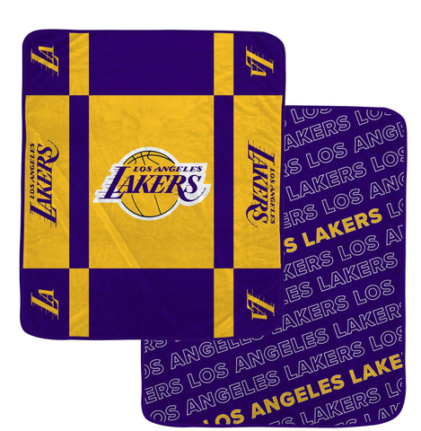 Los Angeles Lakers Reversible Fleece Blanket - NBA