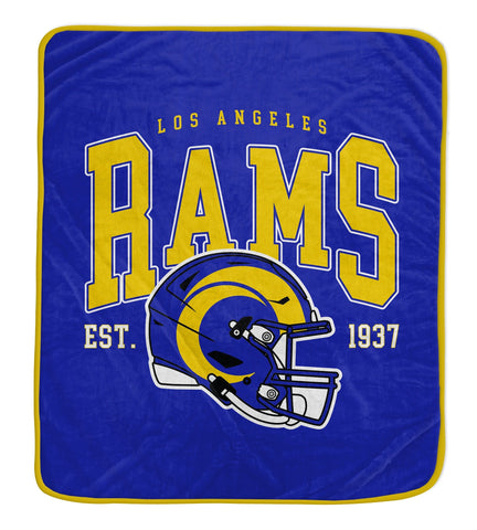 Los Angeles Rams Ultra Soft Fleece Travel Blanket - NFL