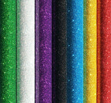White Metallic Glitter Vinyl Fabric - 5-Star Vinyl
