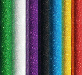 Black Metallic Glitter Vinyl Fabric - 5-Star Vinyl