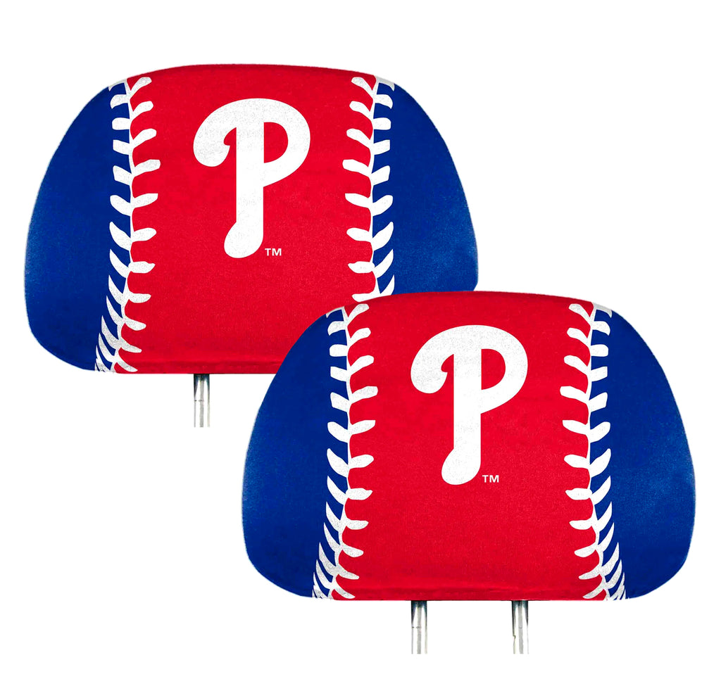 Philadelphia Phillies Printed Headrest Covers - MLB