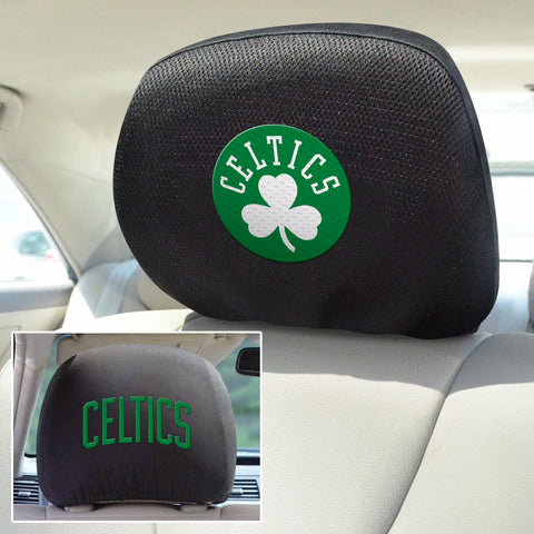 Boston Celtics Embroidered Headrest Covers - NBA