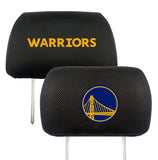Golden State Warriors Embroidered Headrest Covers - NBA