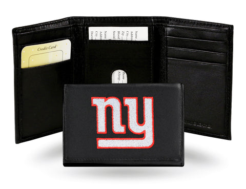 New York Giants Embroidered Trifold Wallet - NFL