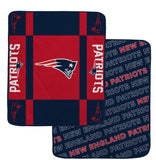 New England Patriots Reversible Fleece Blanket - NFL